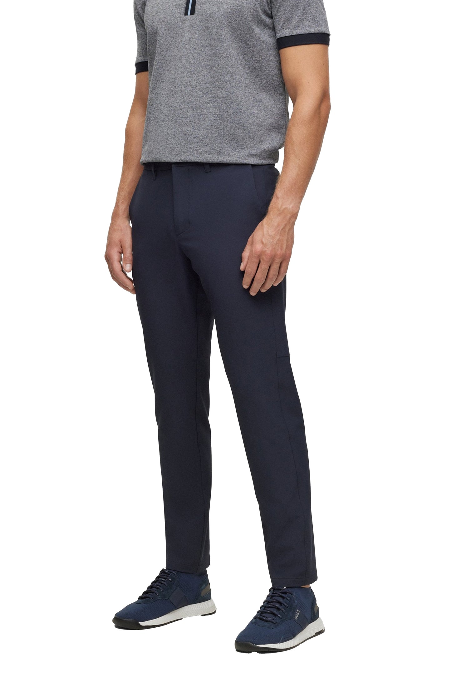 Boss T_commuter Pantaloni Regular Blu Navy