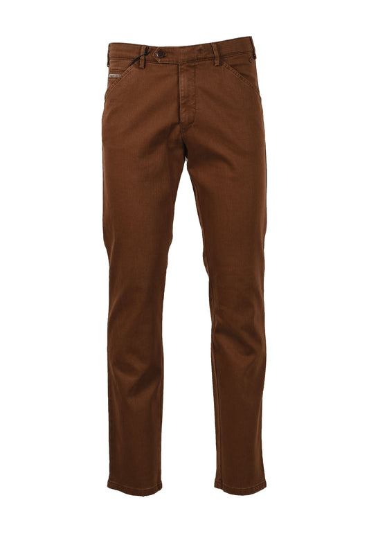 Meyer Chicago Cotton Trouser Tobacco