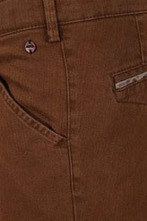 Meyer Chicago Cotton Trouser Tobacco Meyer