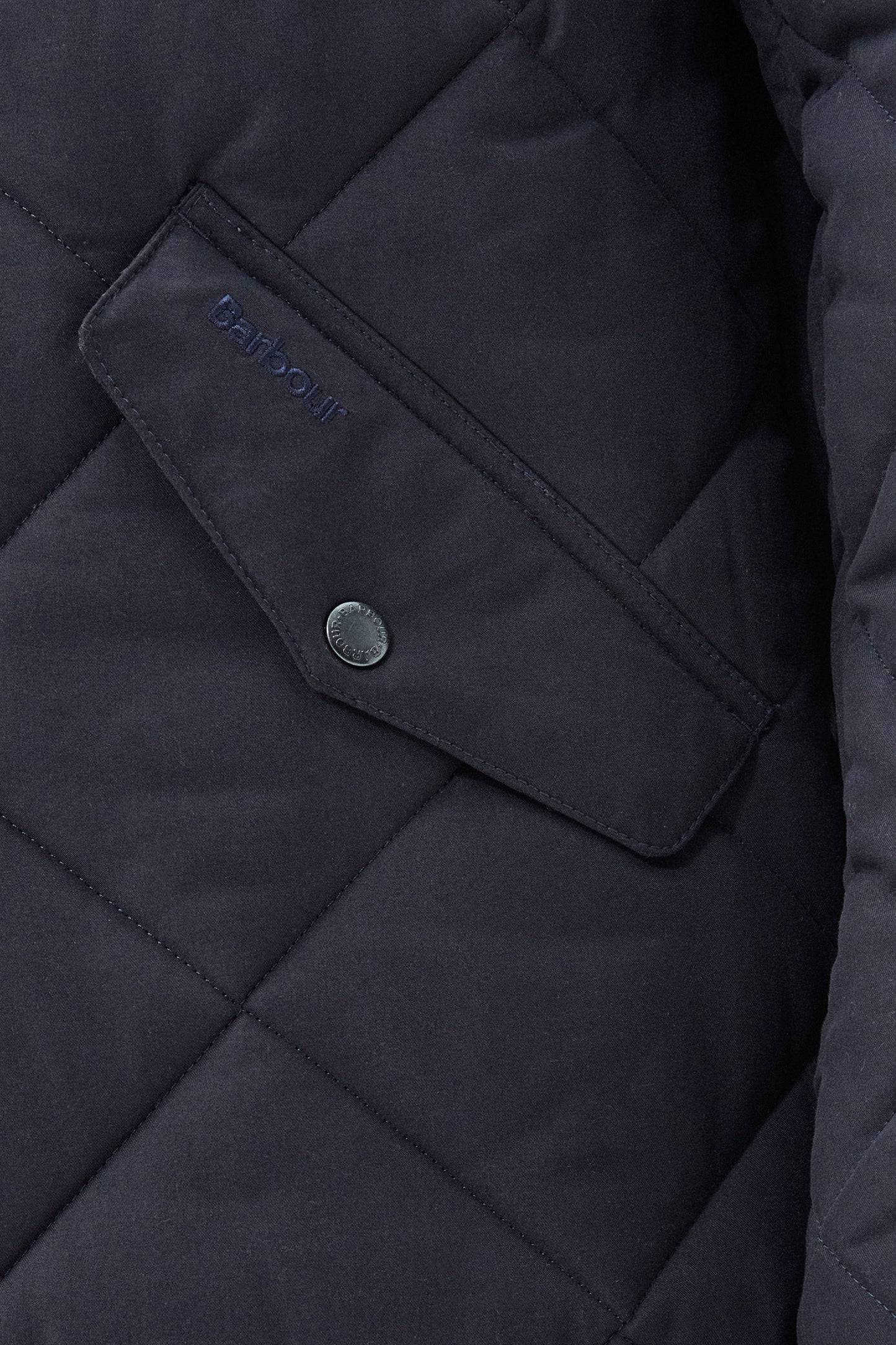 Barbour Winter Chelsea Quilt Jacket Navy