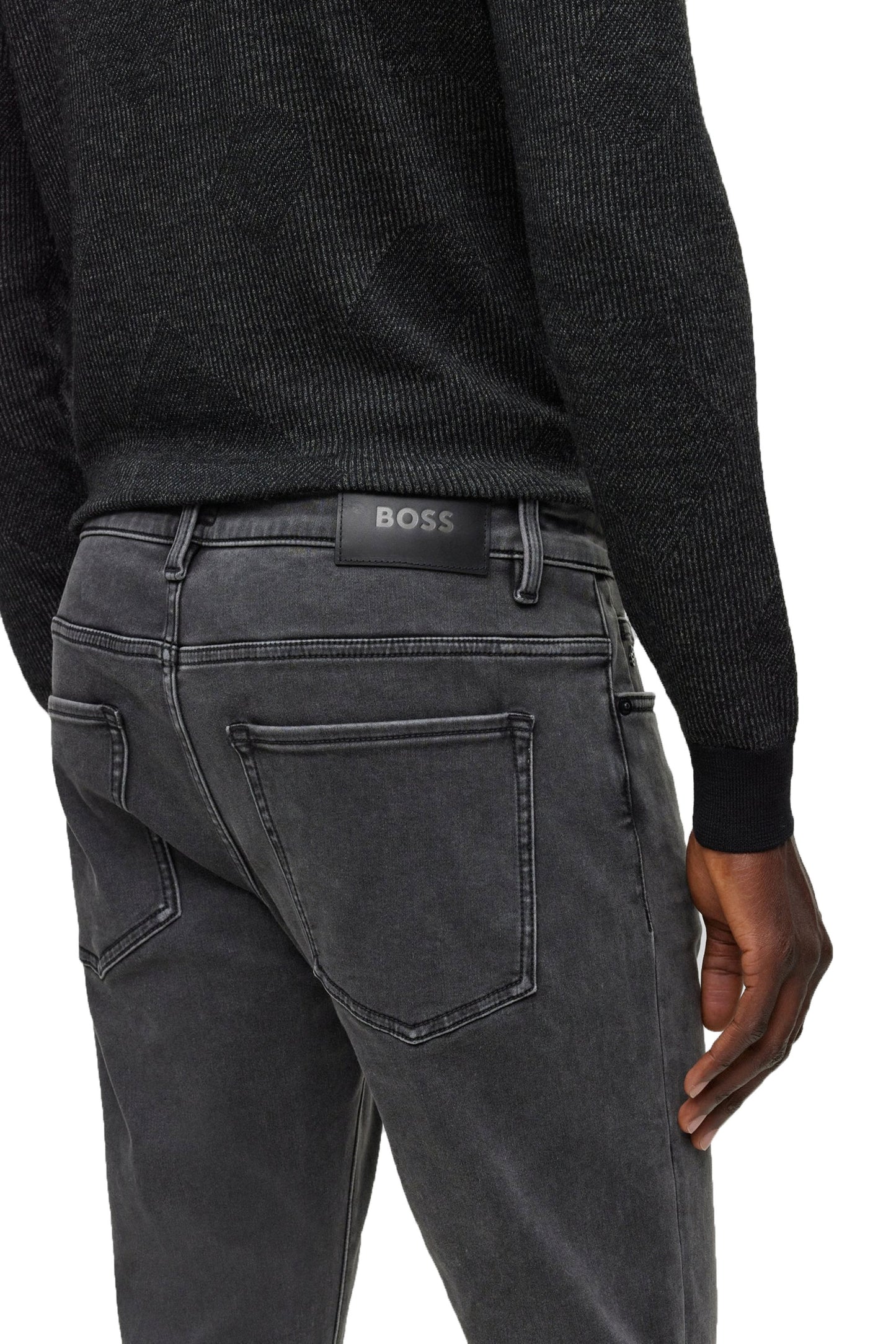 Boss Delaware3-1 Jeans Silver