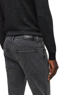 Boss Delaware3-1 Jeans Silver BOSS Black