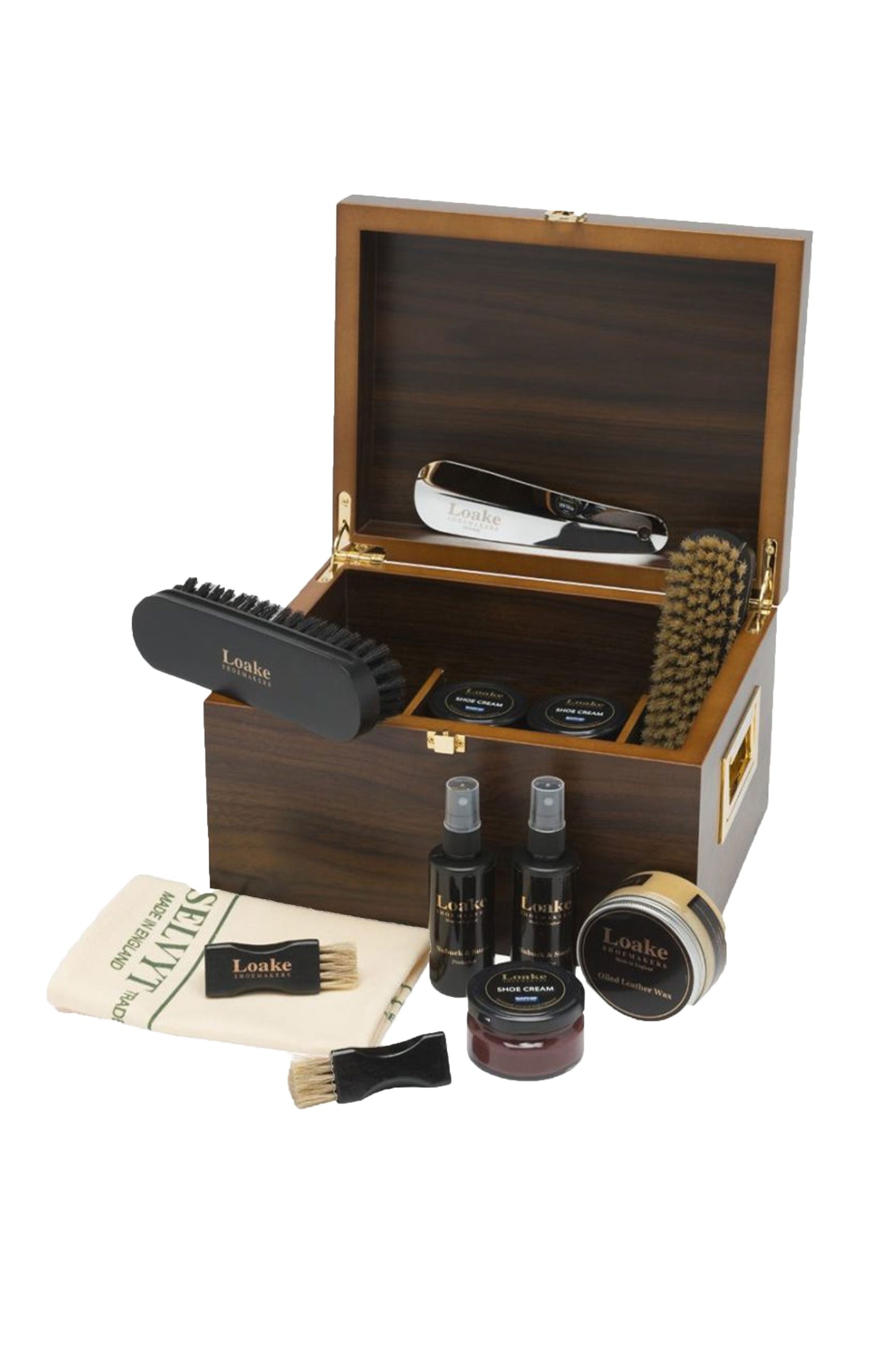 Loake Luxury Valet Box Marrone