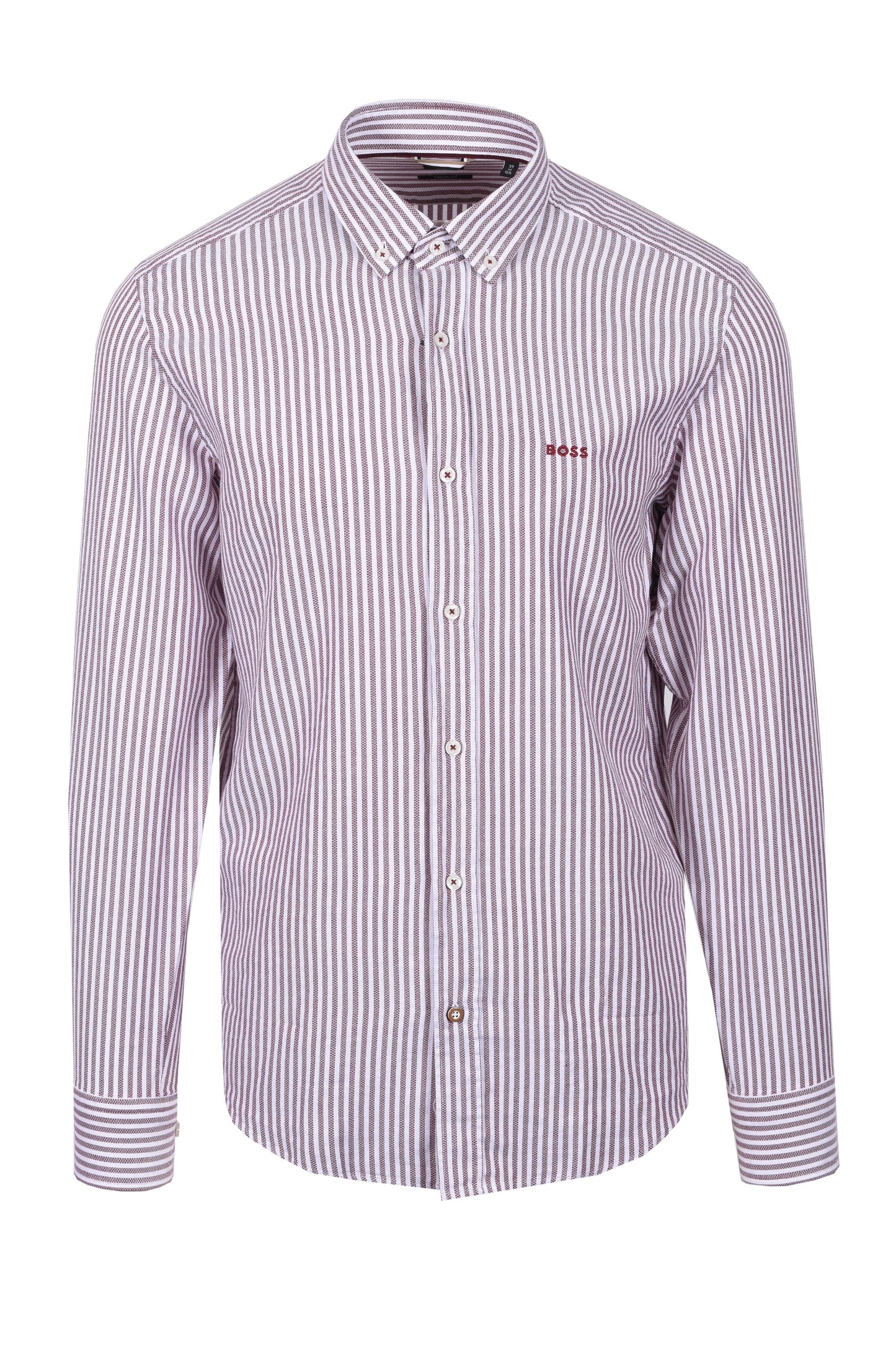 Boss C-hal-bd-c1-223 Camicia Rosso Scuro