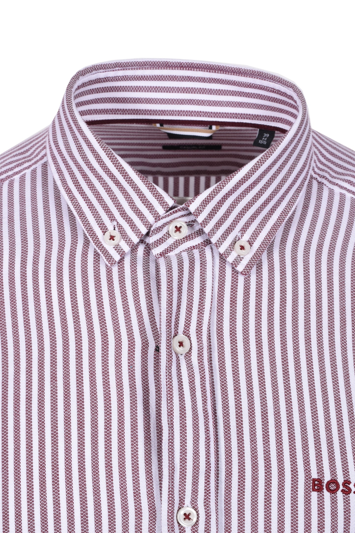 Boss C-hal-bd-c1-223 Camicia Rosso Scuro