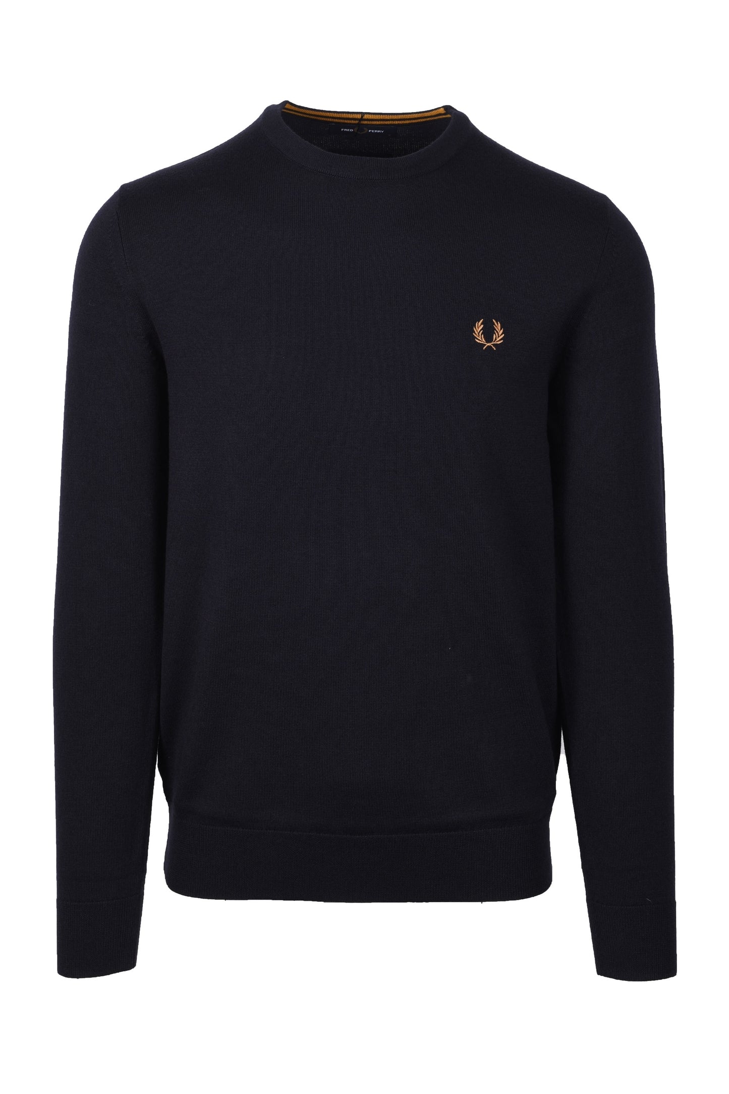 Pull ras du cou classique Fred Perry bleu marine