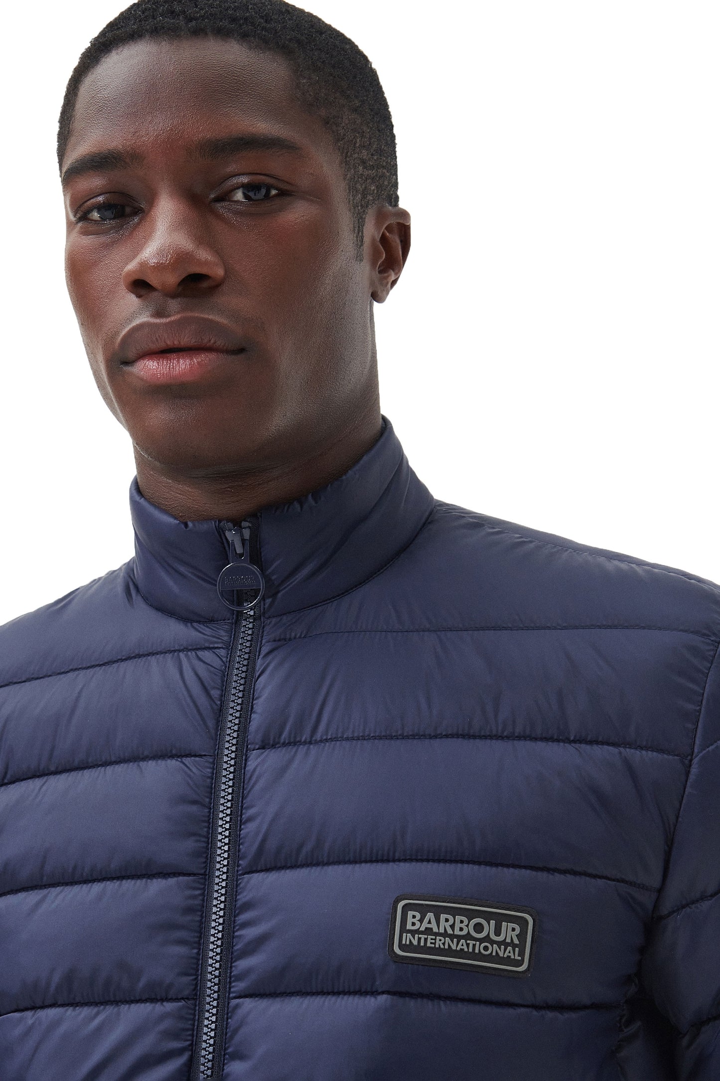 Barbour International Reed Quilted Jacket Navy