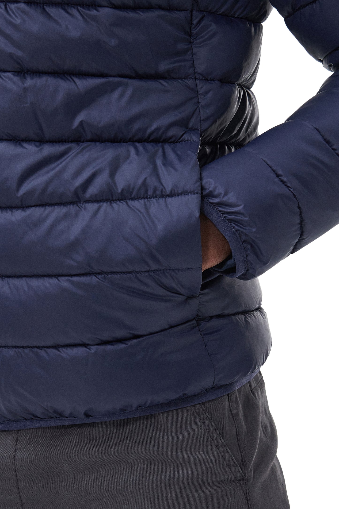 Barbour International Reed Quilted Jacket Navy