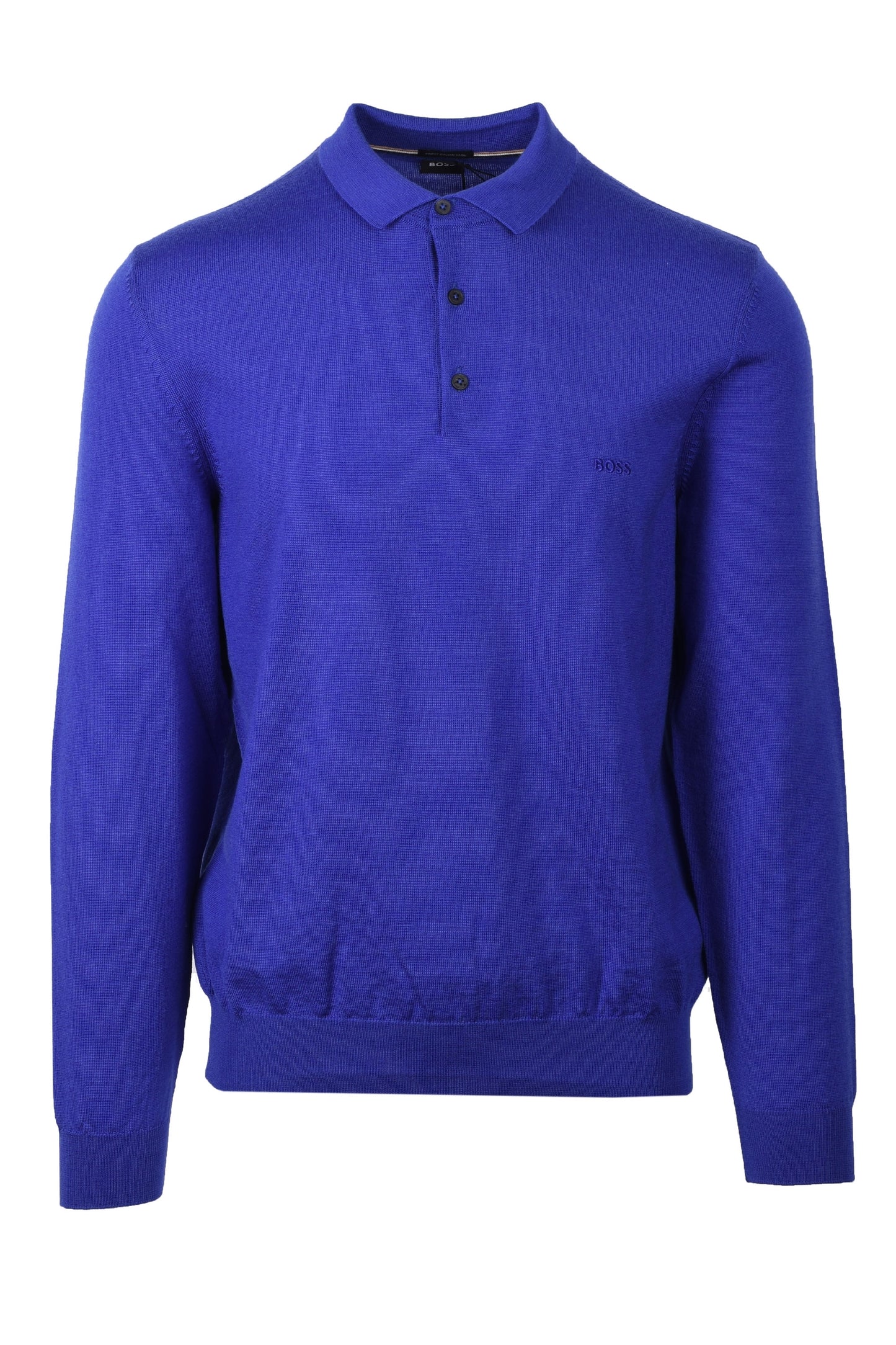 Boss Black Bono-l Polo a maniche lunghe viola scuro