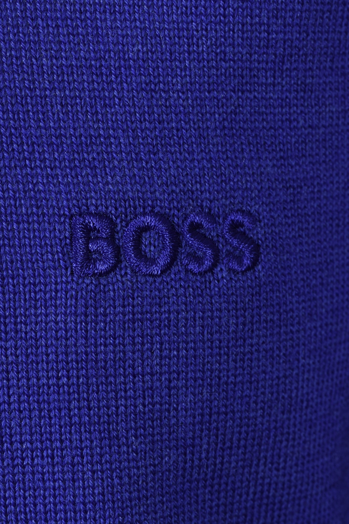 Boss Black Bono-l Polo a maniche lunghe viola scuro