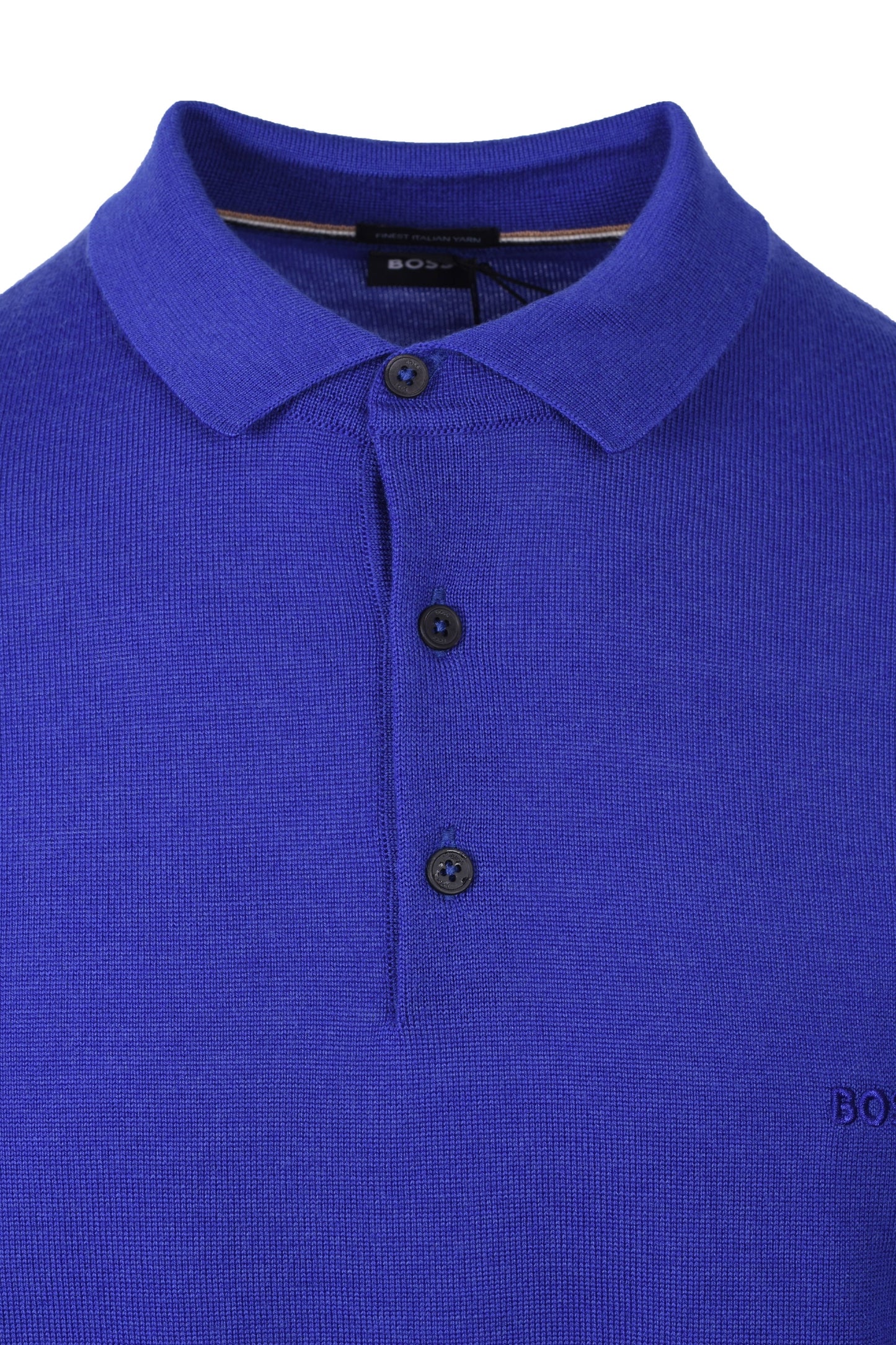 Boss Black Bono-l Polo a maniche lunghe viola scuro