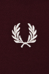 Fred Perry Plain Polo Shirt Oxblood Fred Perry
