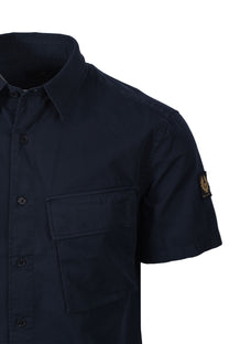 Belstaff Short Sleeve Scale Shirt Dark Ink Belstaff