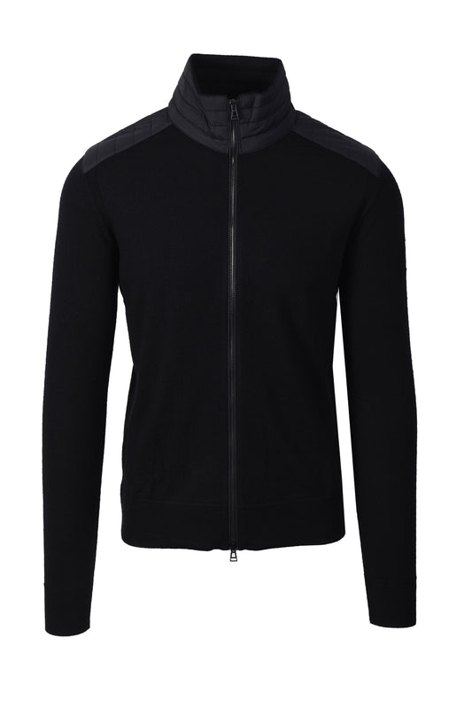 Belstaff Kelby Full Zip Knitwear Black