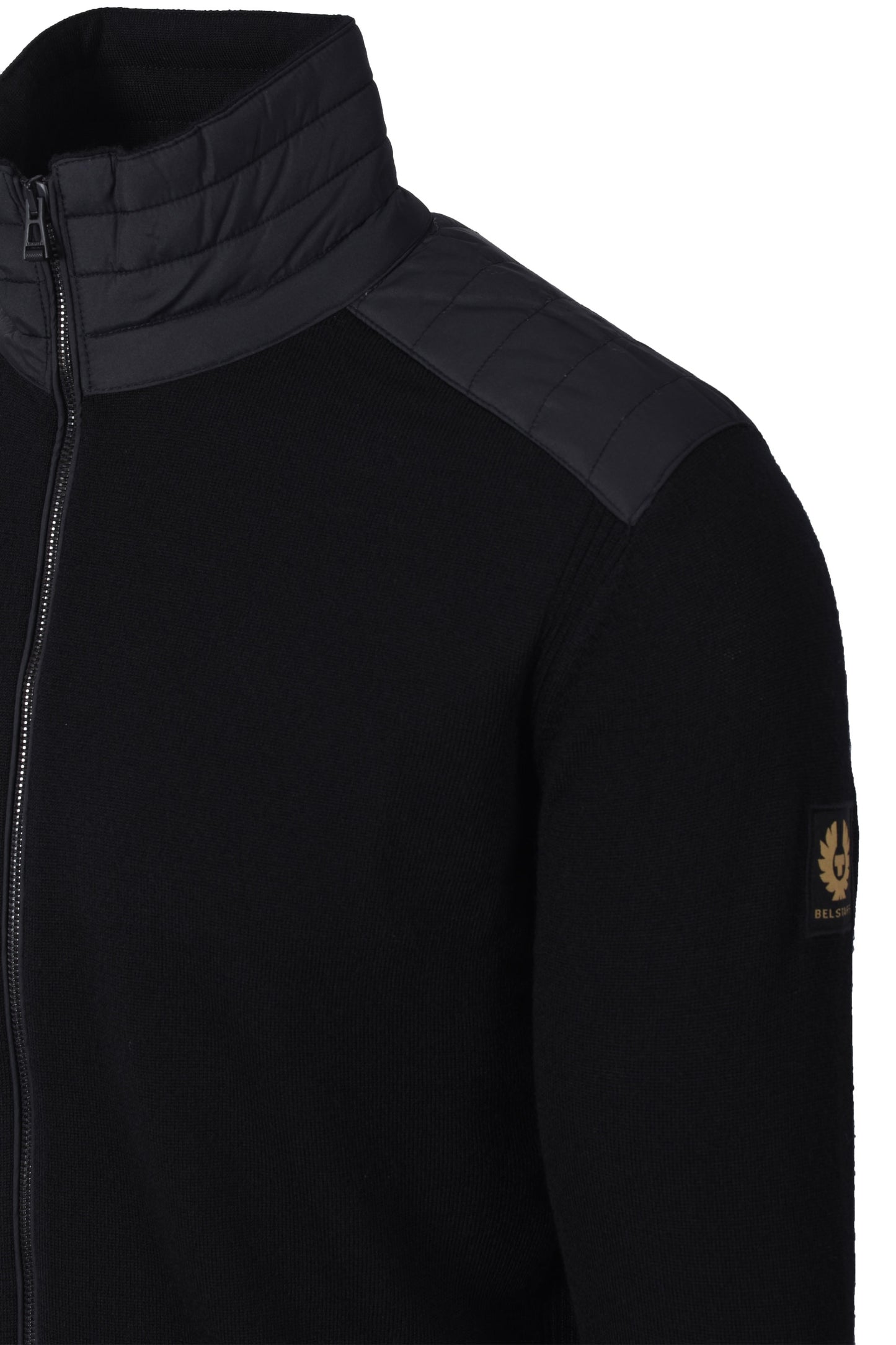 Belstaff Kelby Full Zip Knitwear Black