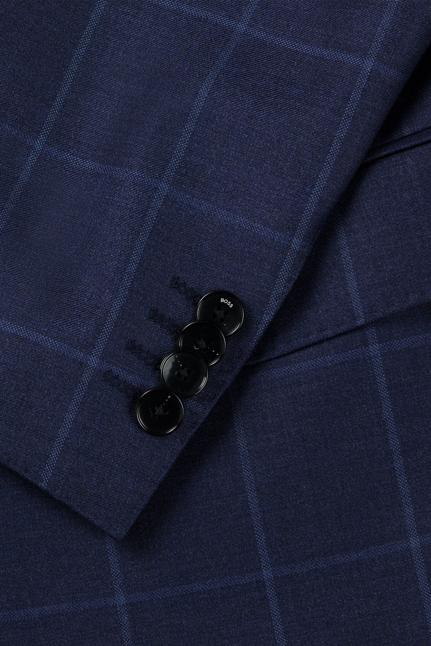 Boss H-huge-2pce-peak -232 Suit Dark Blue