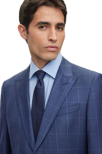 Boss H-huge-2pce-peak -232 Suit Dark Blue BOSS Black