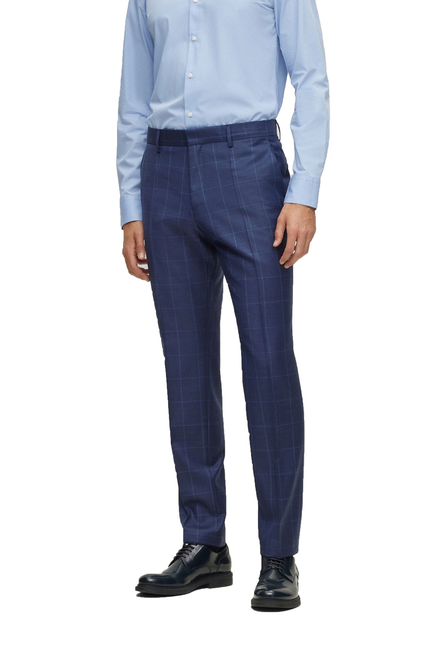 Boss H-huge-2pce-peak -232 Suit Dark Blue