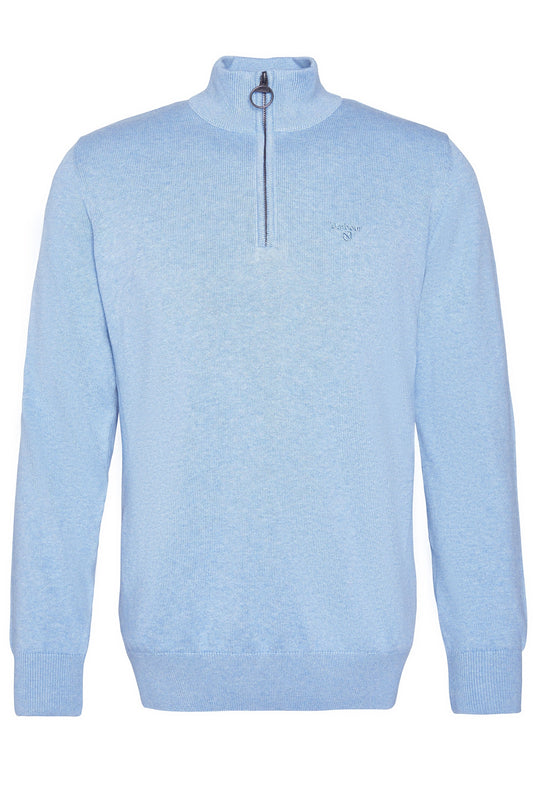 Barbour Cotton Half Zip Chambrey scuro