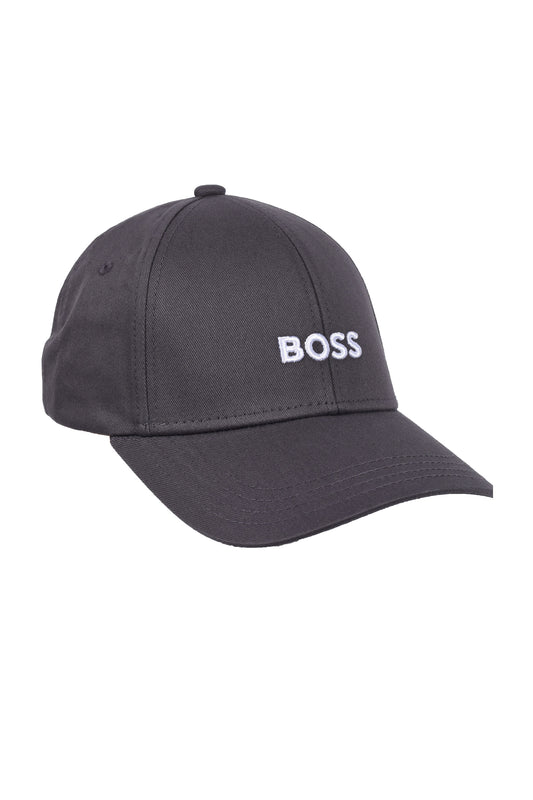 Boss Black Zed Baseball Cap Medium Grey