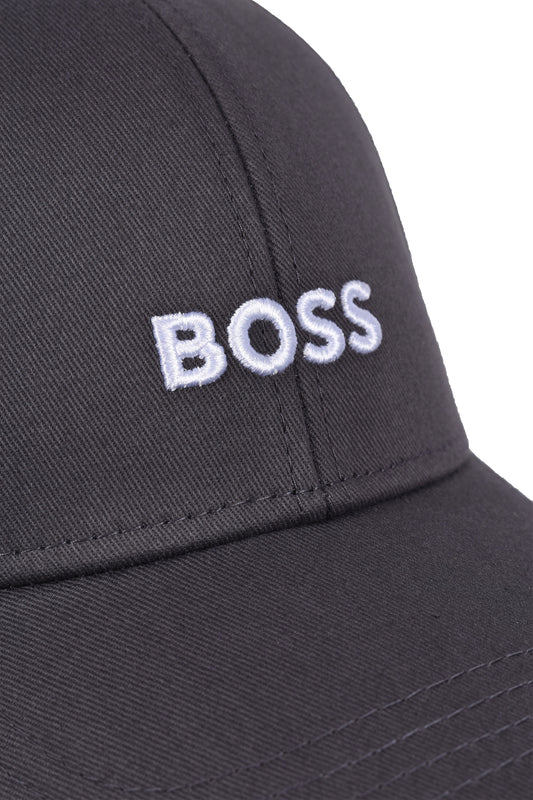 Boss Black Zed Baseball Cap Medium Grey