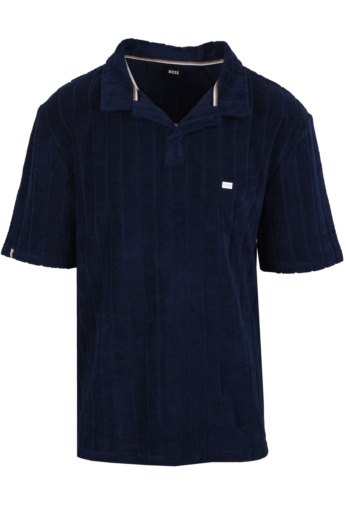 Polo Boss Toweling blu navy