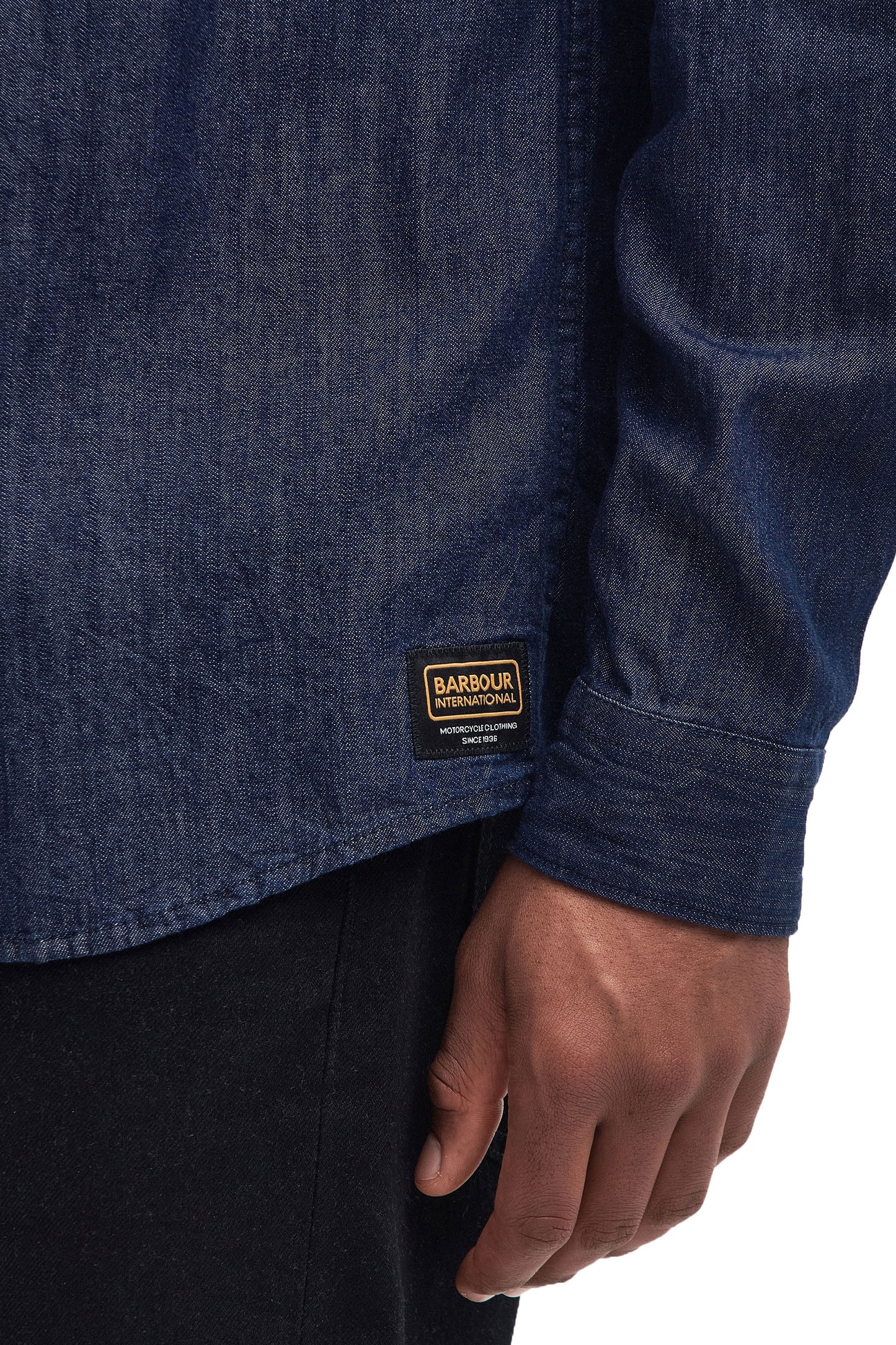 Camicia in denim Barbour International Dalston Chambray