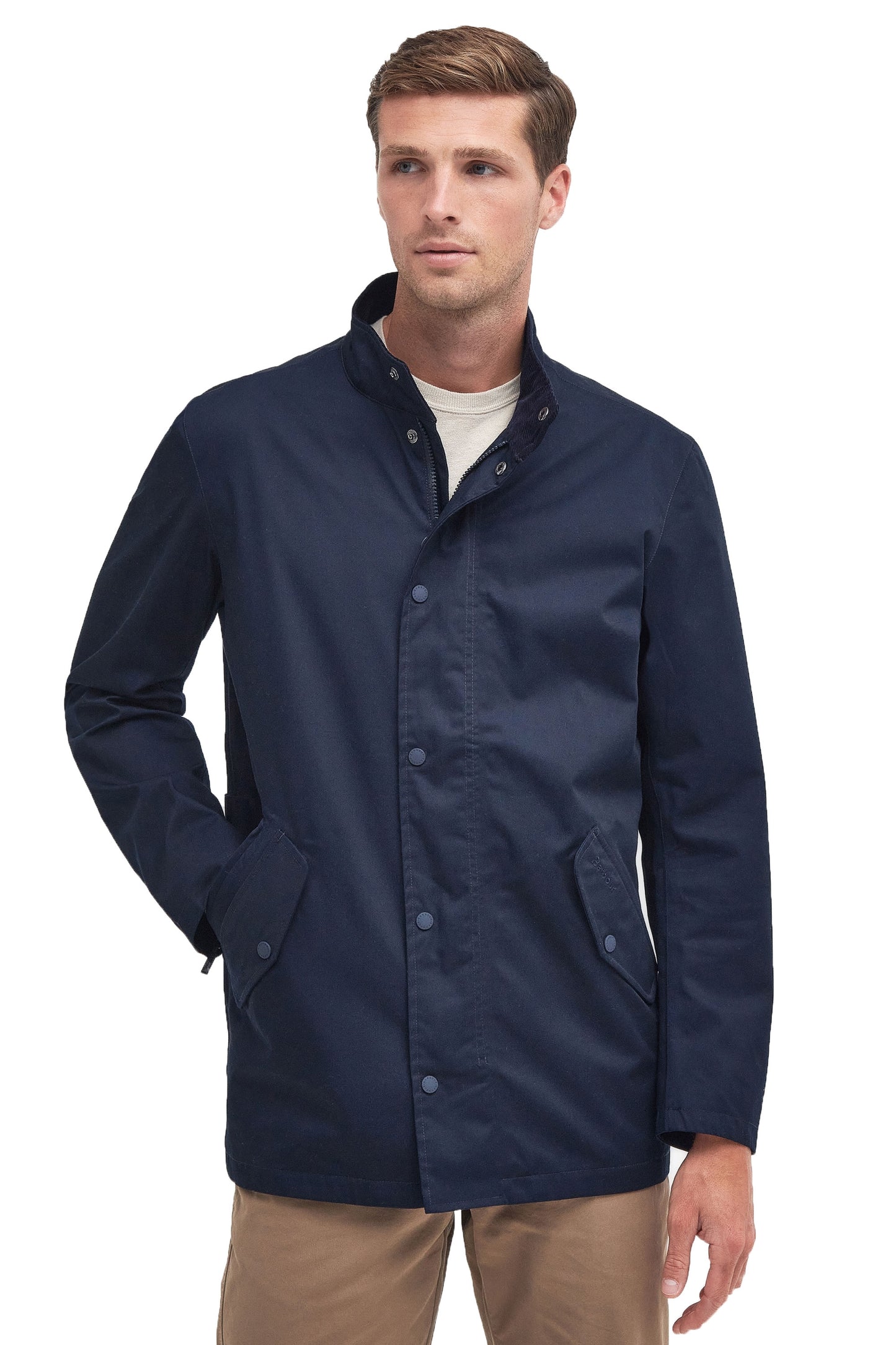 Giacca impermeabile Barbour City Chelsea blu navy
