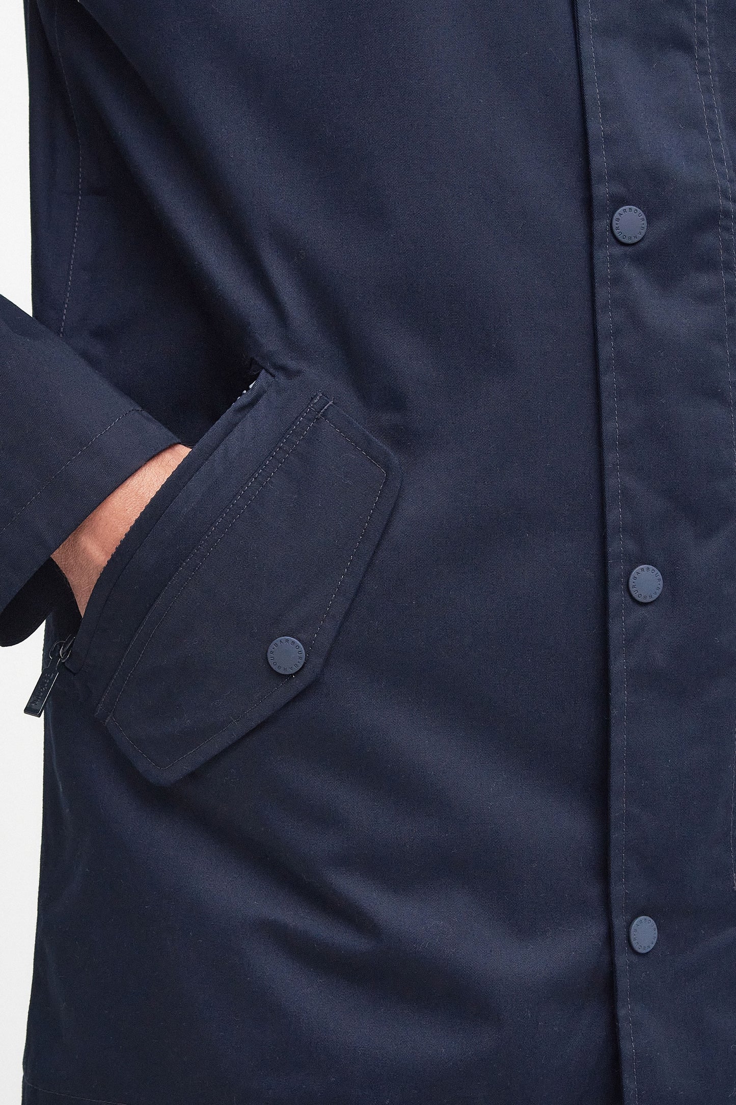 Giacca impermeabile Barbour City Chelsea blu navy