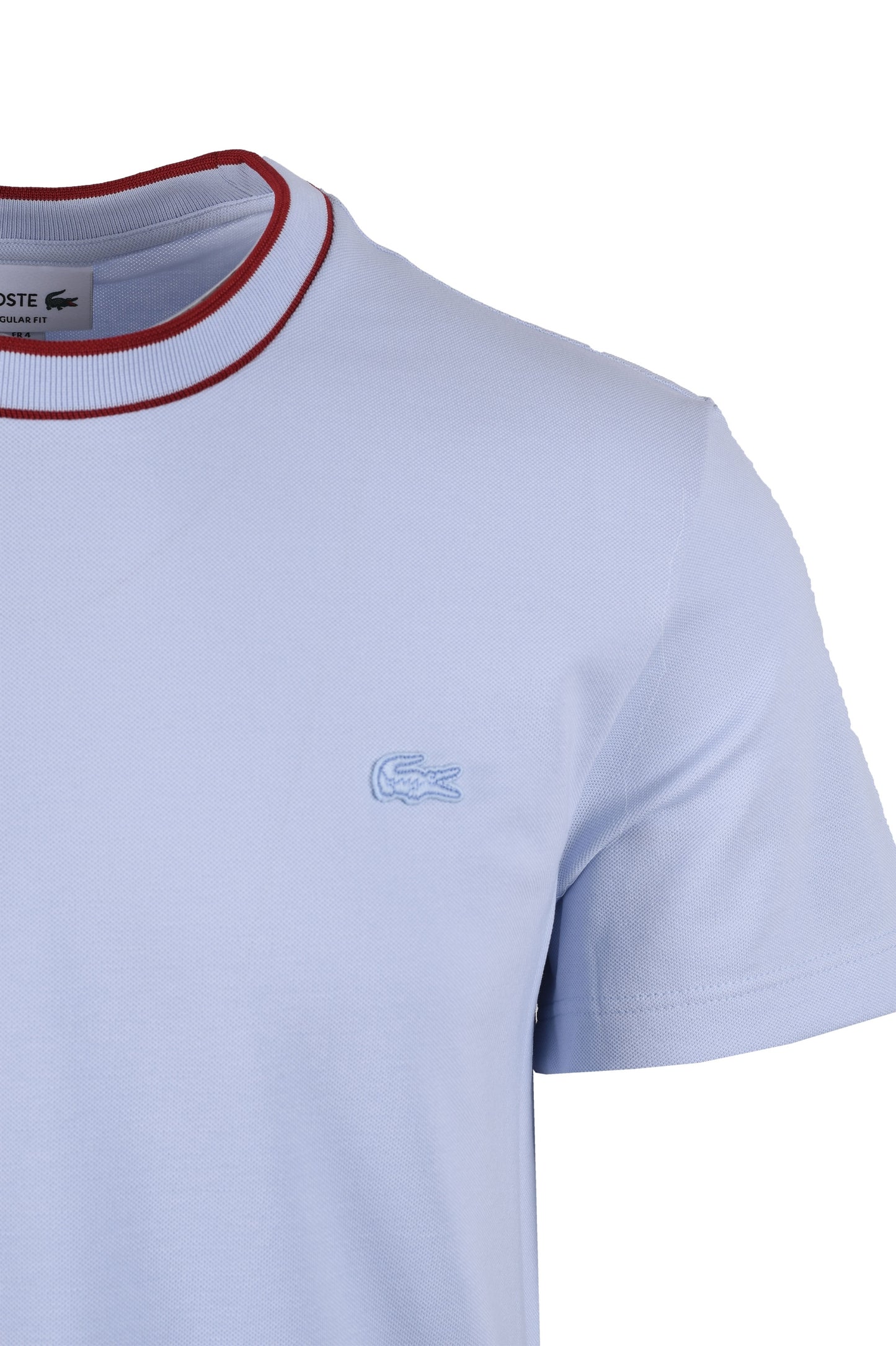 T-shirt piqué Lacoste bleu clair
