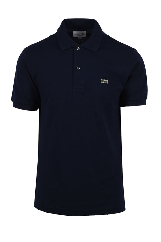 Polo en coton piqué Lacoste L.12.12 bleu marine