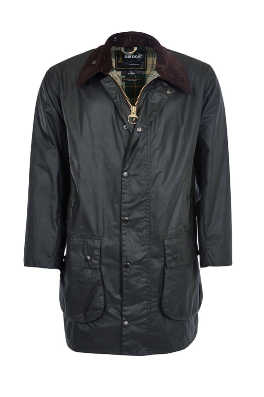 Barbour Border Wax Jacket Sage