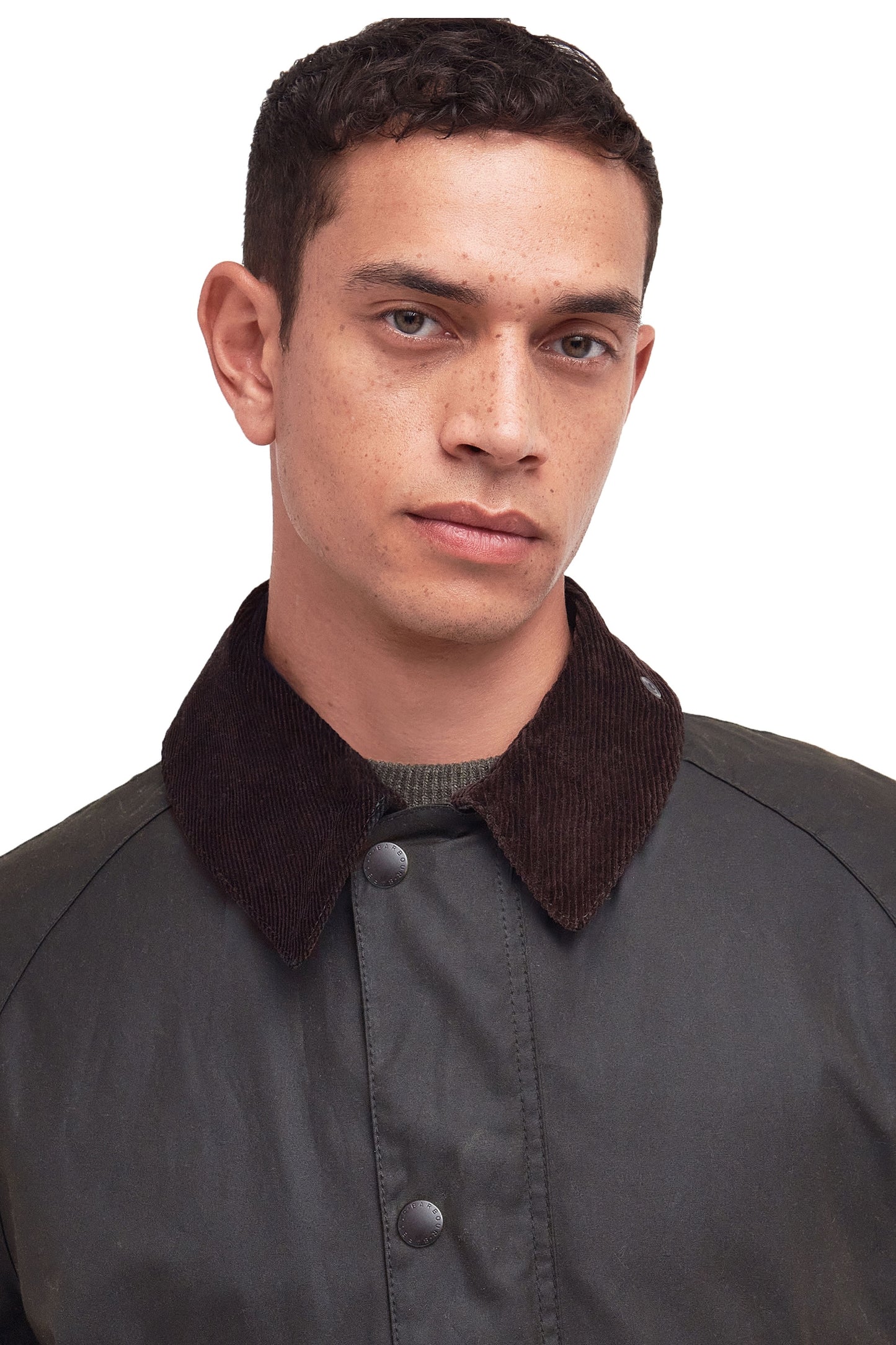 Barbour Border Wax Jacket Sage