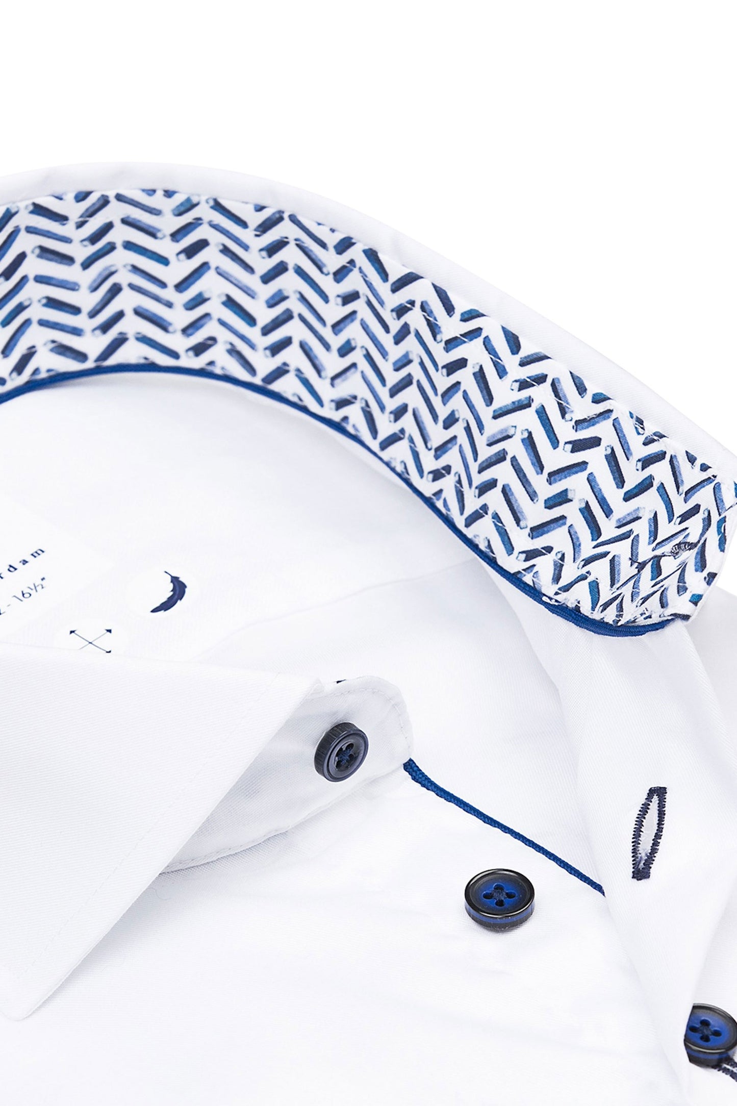R2 Cut Away Collar Shirt White