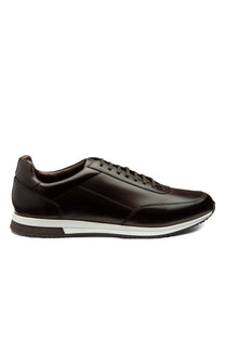 Loake Bannister Trainer Dark Brown Loake