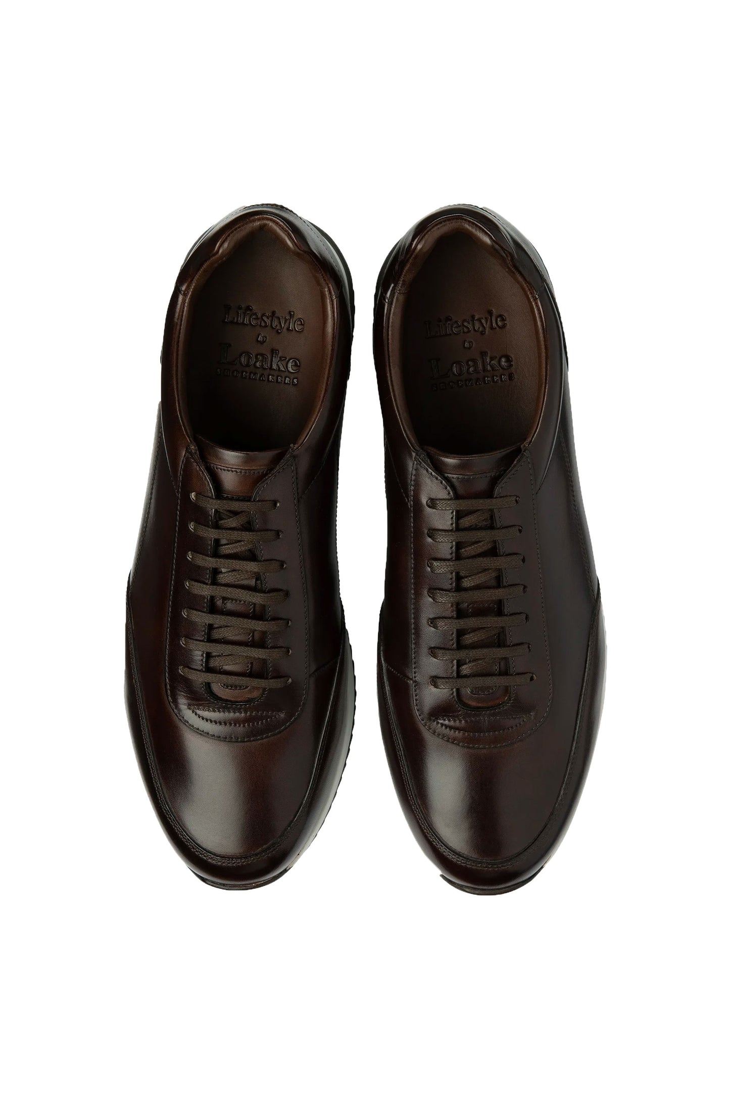 Loake Bannister Trainer Dark Brown