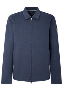 Hackett Double Knit Full Zip Navy Hackett