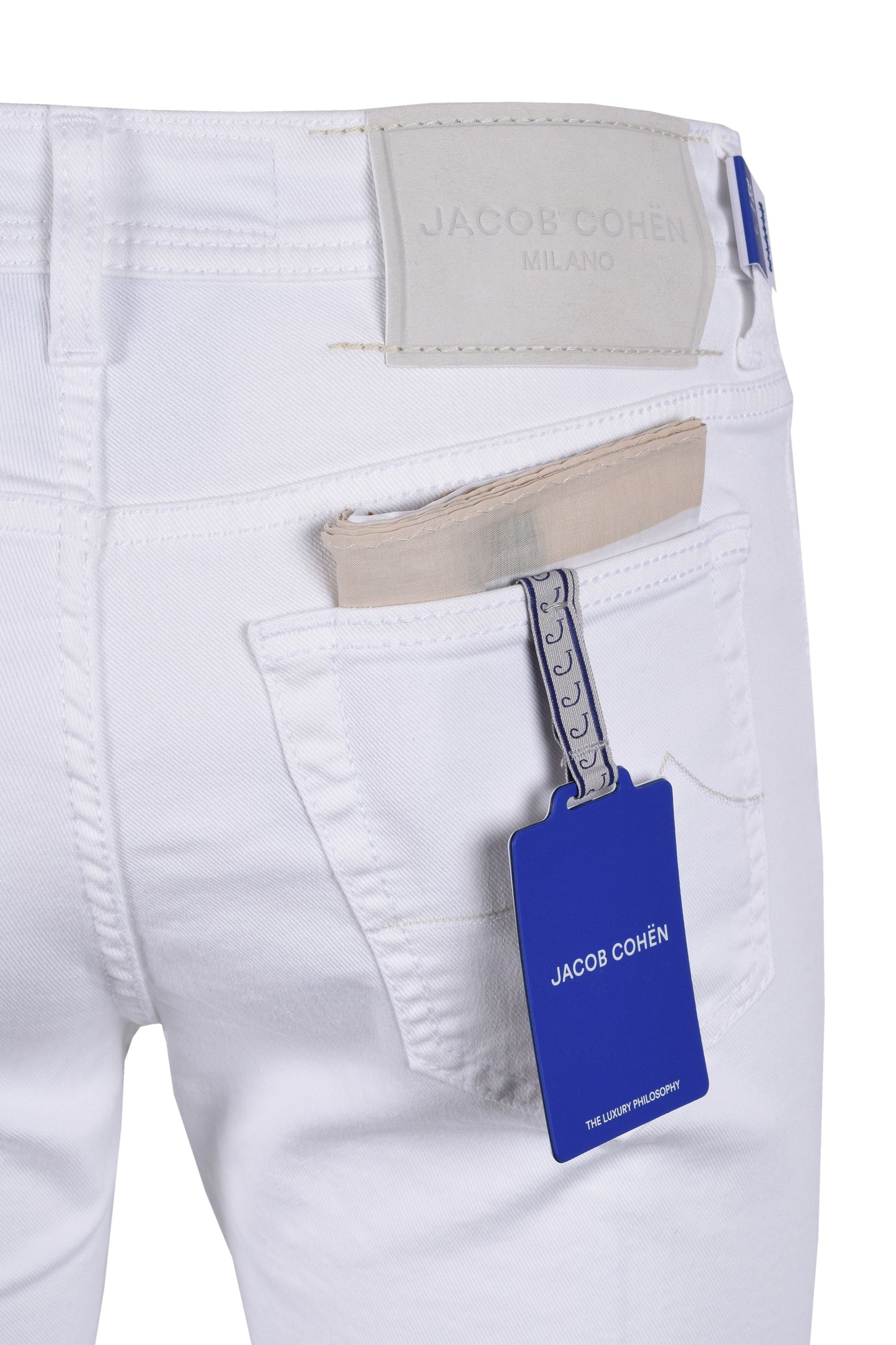 Jeans aderenti Jacob Cohen Bard Fit bianchi