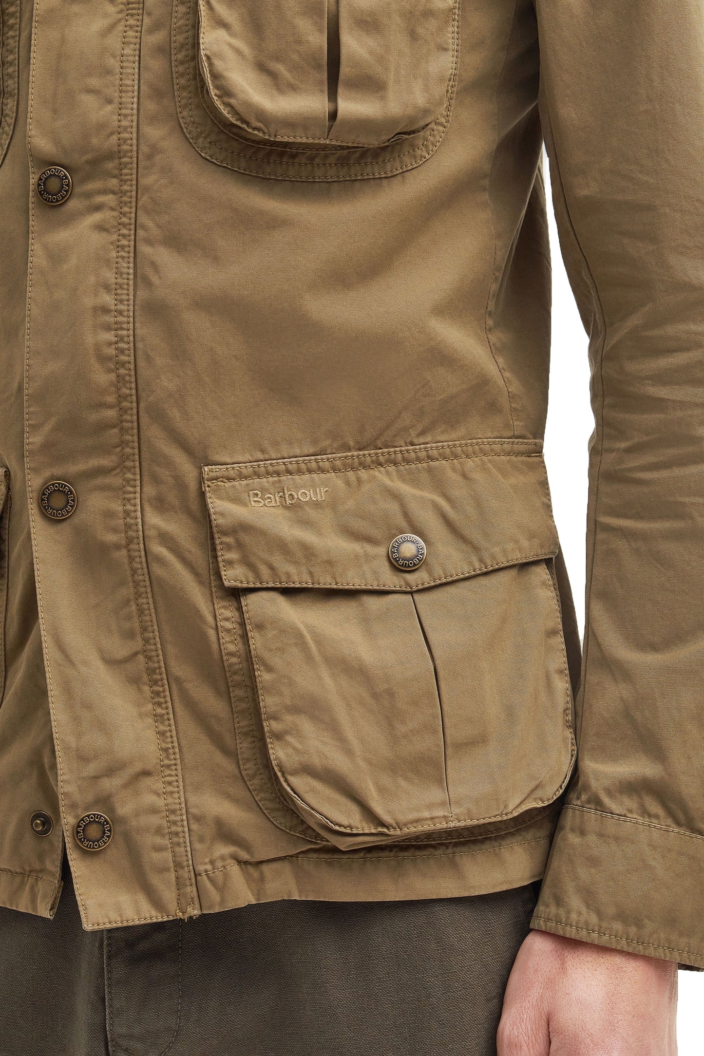 Barbour Corbridge Casual Jacket Bleached Olive