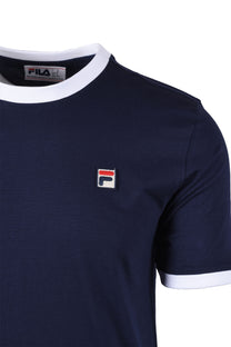 Fila Vintage Marconi Essential Ringer Tee Navy/White Fila Vintage