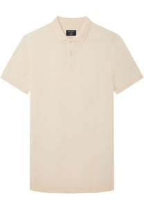 Hackett Stop Start Knit Polo Shirt Canvas White Hackett