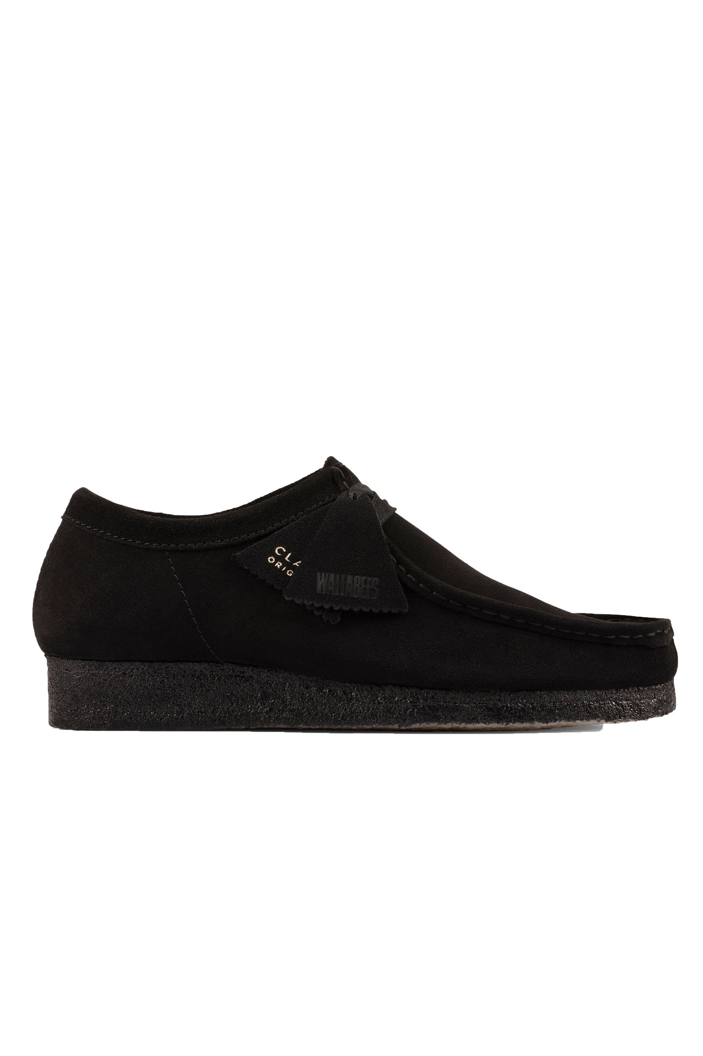 Clarks Originals Wallabee Shoe Black Suede