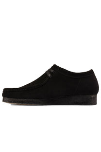 Clarks Originals Wallabee Shoe Black Suede Clarks Originals