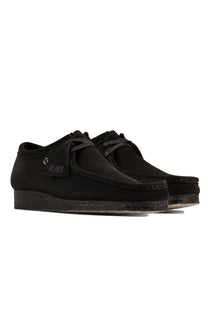 Clarks Originals Wallabee Shoe Black Suede Clarks Originals