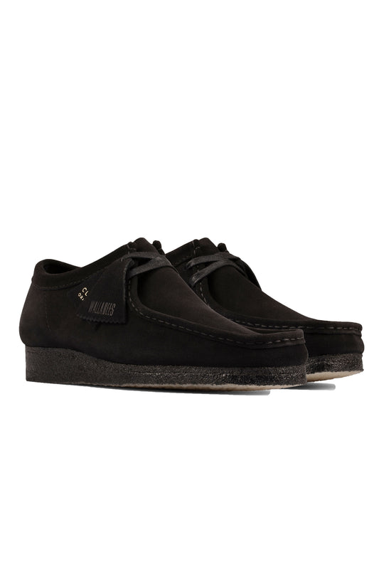 Clarks Originals Wallabee Shoe Black Suede