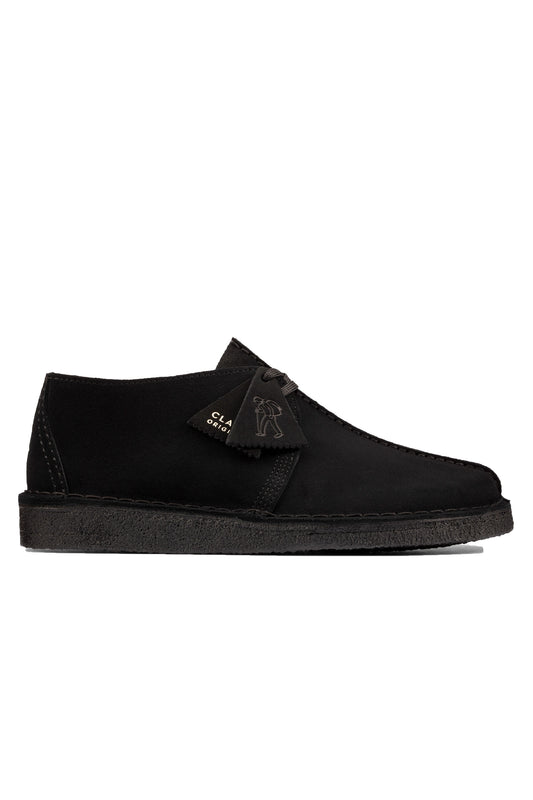 Clarks Originals Desert Trek Casual Shoe Black Suede