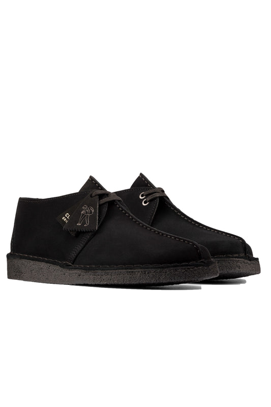 Clarks Originals Desert Trek Casual Shoe Black Suede