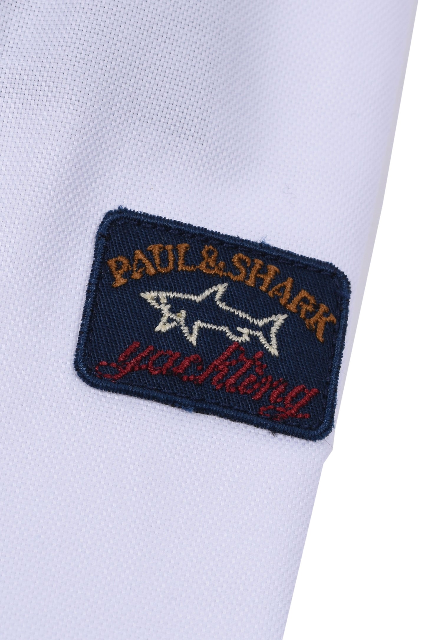 Paul And Shark Short Sleeved Button Down Collar Shirt White