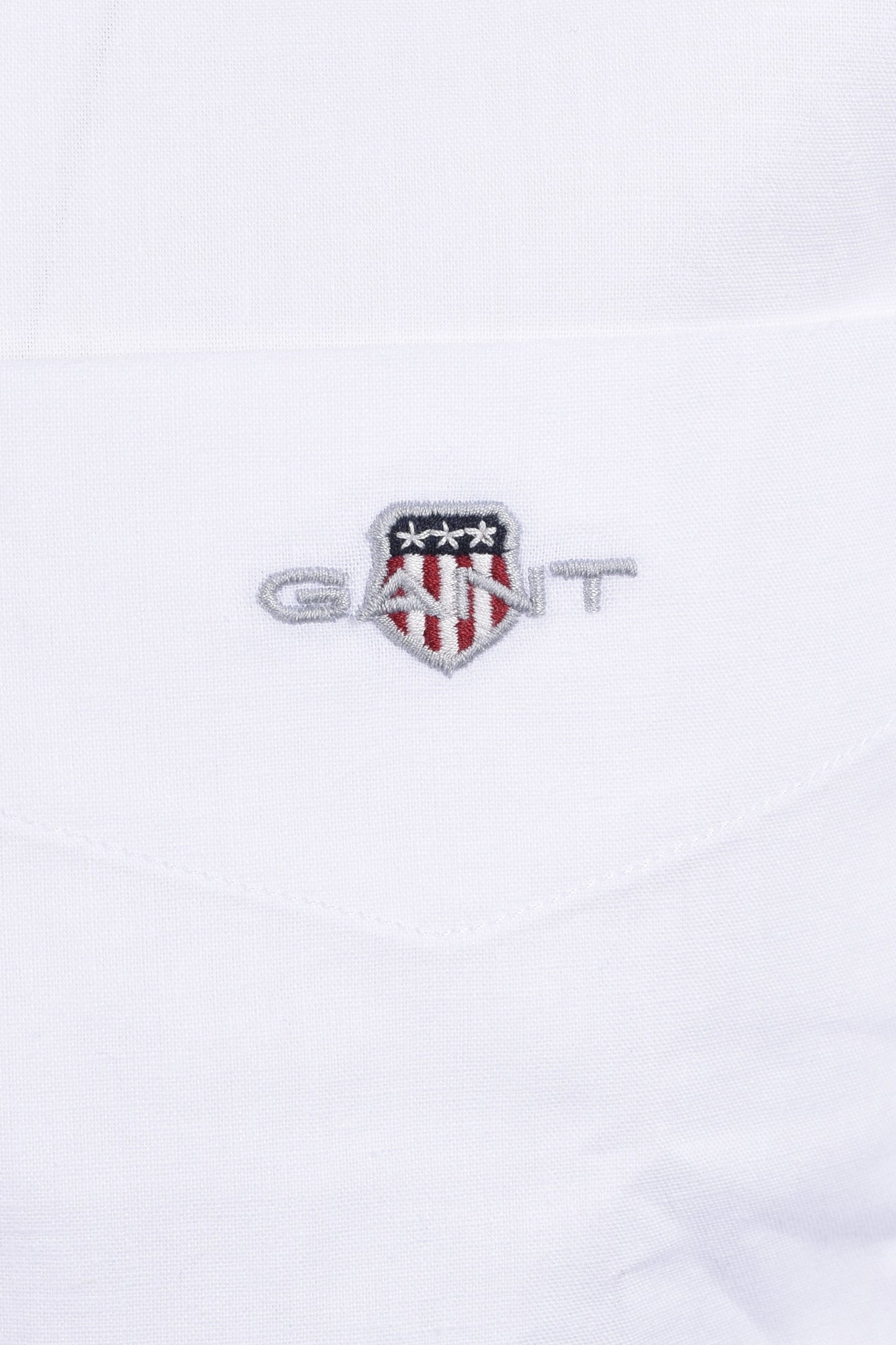 Gant Reg Cotton Linen Long Sleeve Shirt White