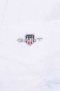 Gant Reg Cotton Linen Long Sleeve Shirt White Gant